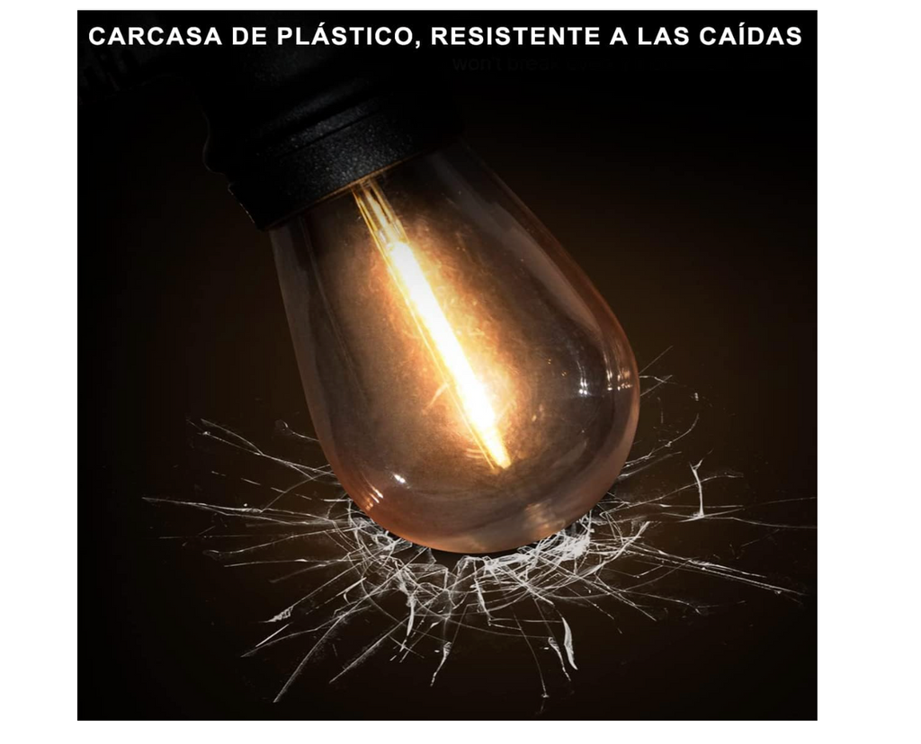 Guirnalda 5 Metros 10 Luces Impermeables